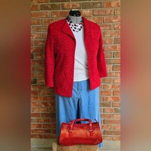 Alfred Dunner Red Blazer